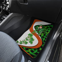 Patrick Day - Irish Cross - Lucky Girl Car Mats - Wonder Print Shop