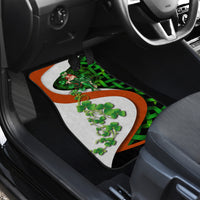 Patrick Day - Irish Cross - Lucky Girl Car Mats - Wonder Print Shop