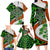 Patrick Day - Irish Cross - Lucky Girl Family Matching Long Sleeve Bodycon Dress and Hawaiian Shirt - Wonder Print Shop