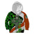 Patrick Day - Irish Cross - Lucky Girl Kid Hoodie - Wonder Print Shop