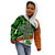 Patrick Day - Irish Cross - Lucky Girl Kid Hoodie - Wonder Print Shop