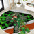 Patrick Day - Irish Cross - Lucky Girl Round Carpet
