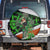 Patrick Day - Irish Cross - Lucky Girl Spare Tire Cover - Wonder Print Shop