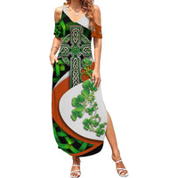 Patrick Day - Irish Cross - Lucky Girl Summer Maxi Dress - Wonder Print Shop
