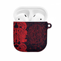 Norse Viking Dragon AirPods Case Celtic Knotwork and Runic Mythology Art