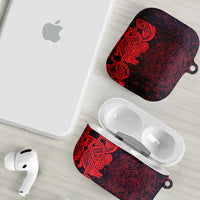 Norse Viking Dragon AirPods Case Celtic Knotwork and Runic Mythology Art