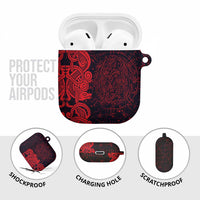 Norse Viking Dragon AirPods Case Celtic Knotwork and Runic Mythology Art