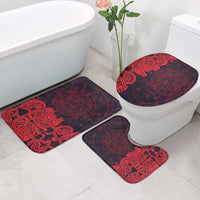 Norse Viking Dragon Bathroom Set Celtic Knotwork and Runic Mythology Art