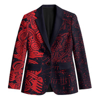 Norse Viking Dragon Blazer Celtic Knotwork and Runic Mythology Art