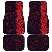 Norse Viking Dragon Car Mats Celtic Knotwork and Runic Mythology Art