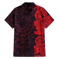 Norse Viking Dragon Hawaiian Shirt Celtic Knotwork and Runic Mythology Art