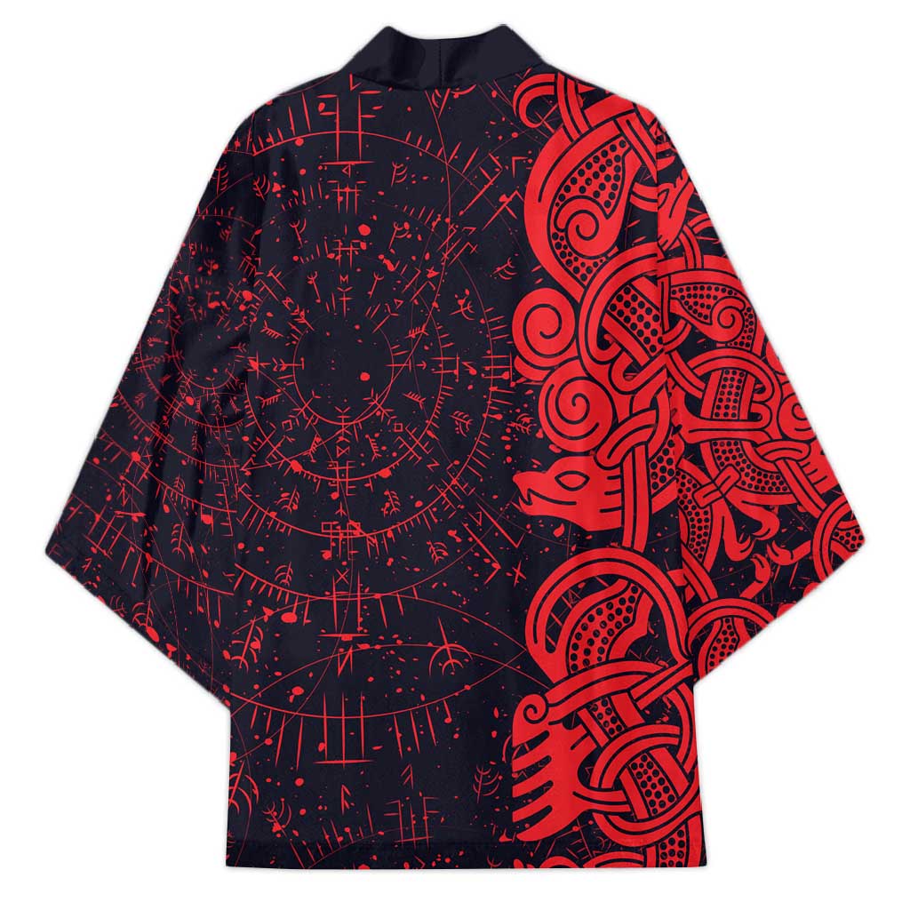 Norse Viking Dragon Kimono Celtic Knotwork and Runic Mythology Art