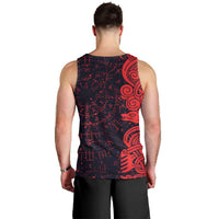 Norse Viking Dragon Men Tank Top Celtic Knotwork and Runic Mythology Art