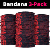 Norse Viking Dragon Neck Gaiter Celtic Knotwork and Runic Mythology Art