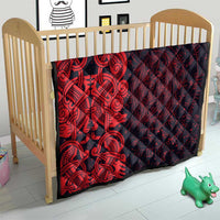 Norse Viking Dragon Quilt Celtic Knotwork and Runic Mythology Art
