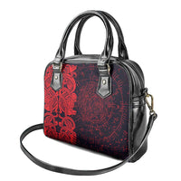 Norse Viking Dragon Shoulder Handbag Celtic Knotwork and Runic Mythology Art