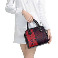 Norse Viking Dragon Shoulder Handbag Celtic Knotwork and Runic Mythology Art