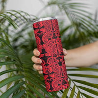 Norse Viking Dragon Skinny Tumbler Celtic Knotwork and Runic Mythology Art
