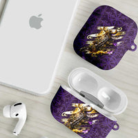 Odin Allfather Viking AirPods Case Epic Norse Mythology Illustration with Runic Circle Art
