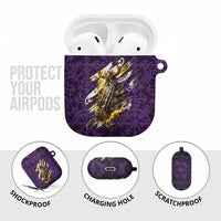 Odin Allfather Viking AirPods Case Epic Norse Mythology Illustration with Runic Circle Art