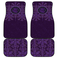 Odin Allfather Viking Car Mats Epic Norse Mythology Illustration with Runic Circle Art