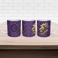 Odin Allfather Viking Ceramic Mug Epic Norse Mythology Illustration with Runic Circle Art