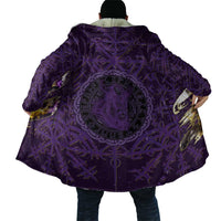 Odin Allfather Viking Cloak Epic Norse Mythology Illustration with Runic Circle Art