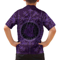 Odin Allfather Viking Hawaiian Shirt Epic Norse Mythology Illustration with Runic Circle Art