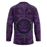 Odin Allfather Viking Hockey Jersey Epic Norse Mythology Illustration with Runic Circle Art