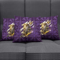 Odin Allfather Viking Pillow Cover Epic Norse Mythology Illustration with Runic Circle Art