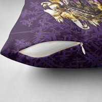 Odin Allfather Viking Pillow Cover Epic Norse Mythology Illustration with Runic Circle Art