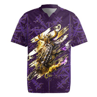 Odin Allfather Viking Rugby Jersey Epic Norse Mythology Illustration with Runic Circle Art