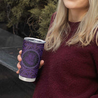Odin Allfather Viking Tumbler Cup Epic Norse Mythology Illustration with Runic Circle Art