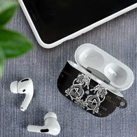 Viking Runes and Norse Mythology Symbols AirPods Case Celtic Knotwork Tribal Illustration Style