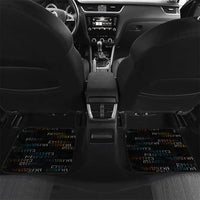 Viking Runes and Norse Mythology Symbols Car Mats Celtic Knotwork Tribal Illustration Style