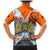 Dutch Lion Design Family Matching Mermaid Dress and Hawaiian Shirt with Tulips Windmills Bicycles and Coat of Arms