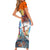 Dutch Lion Design Family Matching Short Sleeve Bodycon Dress and Hawaiian Shirt with Tulips Windmills Bicycles and Coat of Arms