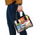 Dutch Lion Design Shoulder Handbag with Tulips Windmills Bicycles and Coat of Arms