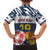 Personalized Russia Athletics Family Matching Short Sleeve Bodycon Dress and Hawaiian Shirt with Soccer Ball, National Emblem, and Grunge Flag Design