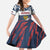 Personalized Russia Athletics Family Matching Summer Maxi Dress and Hawaiian Shirt with Soccer Ball, National Emblem, and Grunge Flag Design