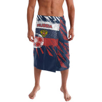 Personalized Russia Athletics Lavalava with Soccer Ball, National Emblem, and Grunge Flag Design