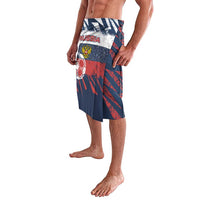 Personalized Russia Athletics Lavalava with Soccer Ball, National Emblem, and Grunge Flag Design