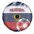 Russia Athletics Spare Tire Cover with Soccer Ball, National Emblem, and Grunge Flag Design