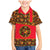 Russia Folk Art Family Matching Mermaid Dress and Hawaiian Shirt with Khokhloma Pattern and Traditional Rooster Design
