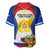Russia Day Baseball Jersey with Kremlin Illustration, National Emblem, and Flag Stripes