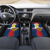 Russia Day Car Mats with Kremlin Illustration, National Emblem, and Flag Stripes