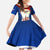 Russia Day Family Matching Off Shoulder Maxi Dress and Hawaiian Shirt with Kremlin Illustration, National Emblem, and Flag Stripes