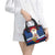 Russia Day Shoulder Handbag with Kremlin Illustration, National Emblem, and Flag Stripes