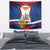 Russia Day Tapestry with Kremlin Illustration, National Emblem, and Flag Stripes