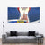 Russia Day Tapestry with Kremlin Illustration, National Emblem, and Flag Stripes